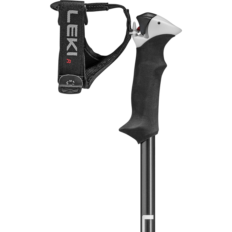 Leki Stella S Trigger Poles in White/Black grip and strap