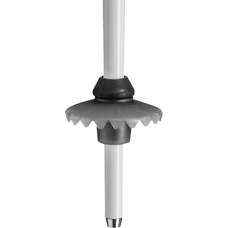 Leki Stella S Trigger Poles in White/Black tip and basket
