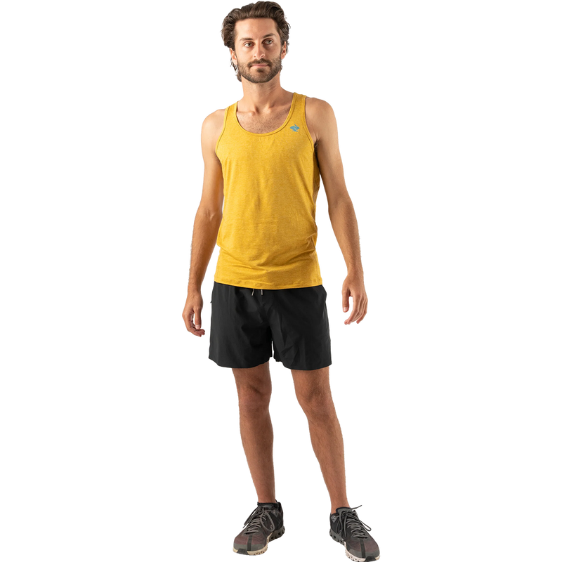 Men's Cruisers 5" Short, Rabbit Men's Cruisers 5" Short in Black on model 