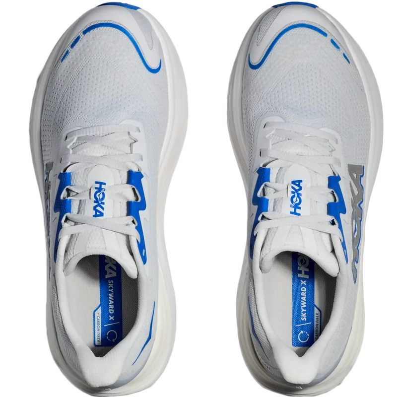 Men's Skyward X1, Hoka Men's Skyward X1 in CRYS-Cosmic Grey Silver pair top