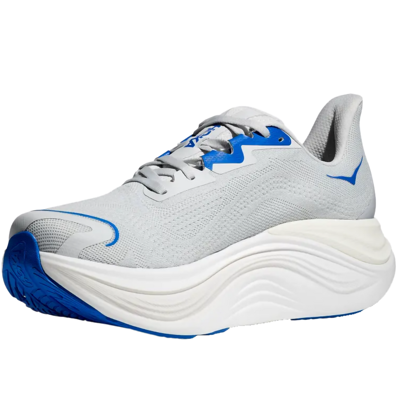 Men's Skyward X1, Hoka Men's Skyward X1 in CRYS-Cosmic Grey Silver inside right profile