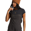 Billabong Women's Wild Pursuit Overall in OFB-Off Black front pocket