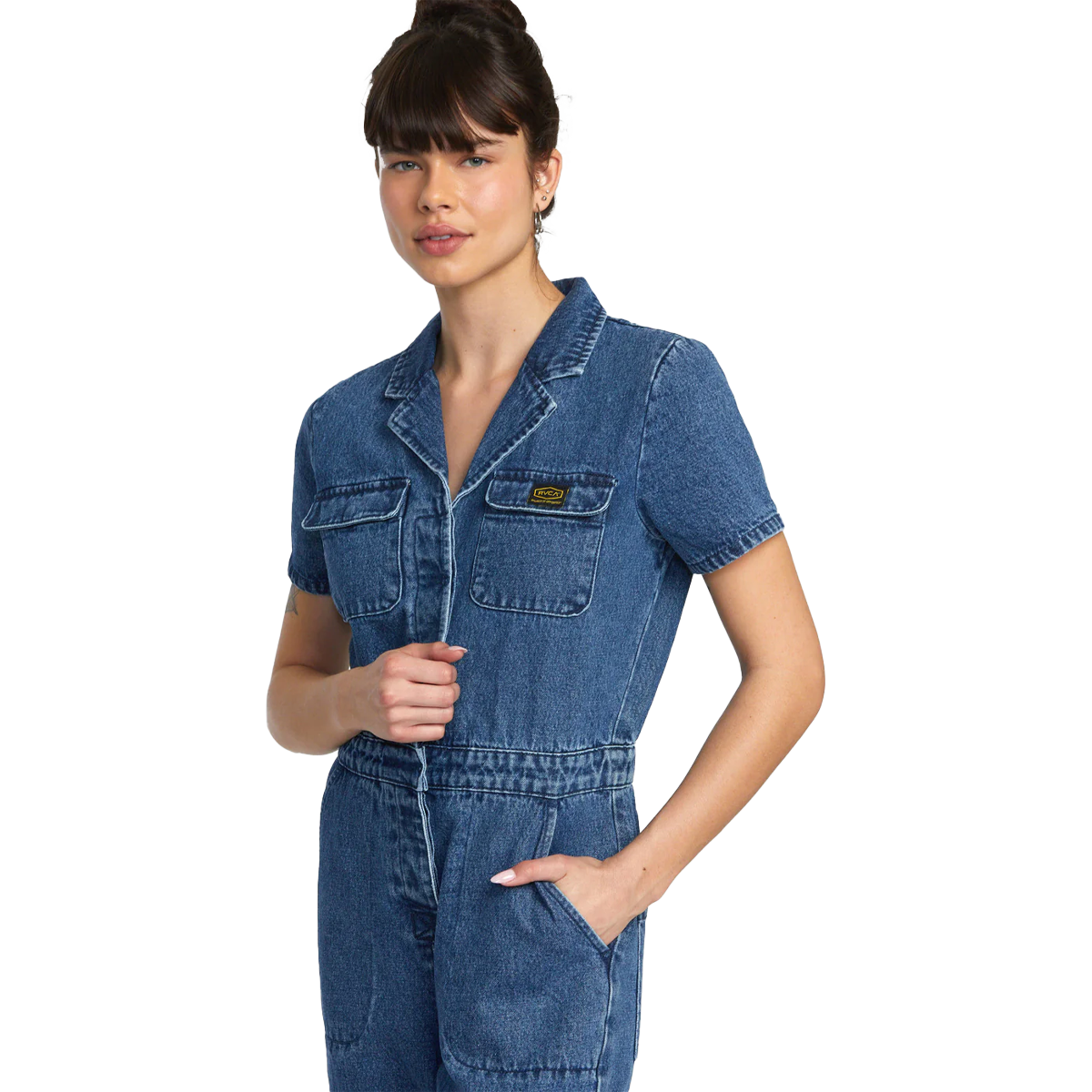 Women's Recession Denim Jumpsuit alternate view