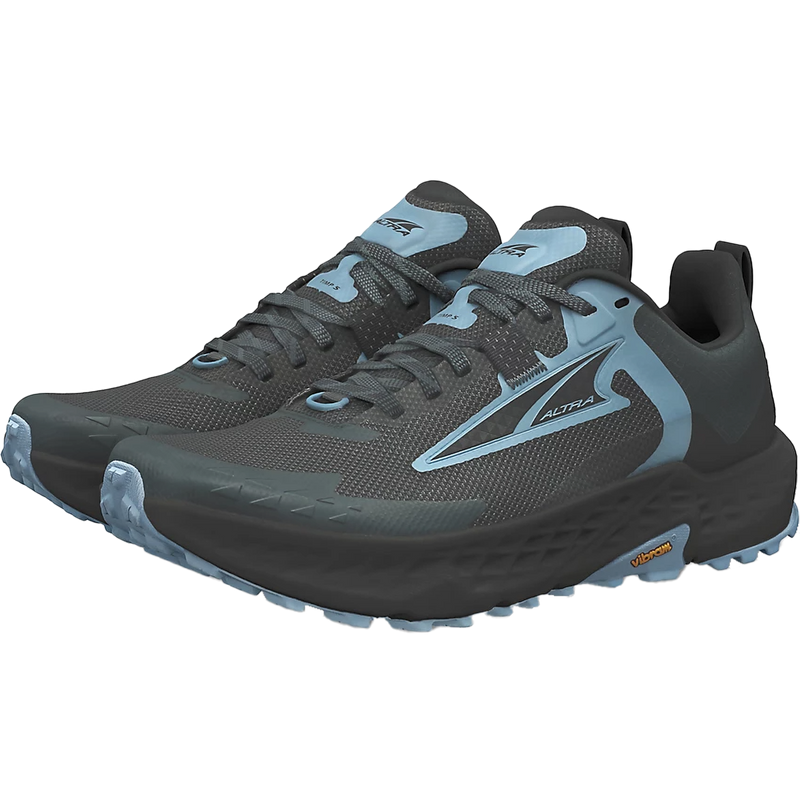 Women's Timp 5, Altra Women's Timp 5 in 020-Black/Grey pair front left