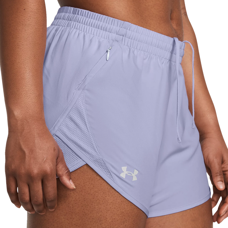 Women's UA Fly By 3" Shorts, Under Armour Women's UA Fly By 3" Shorts side