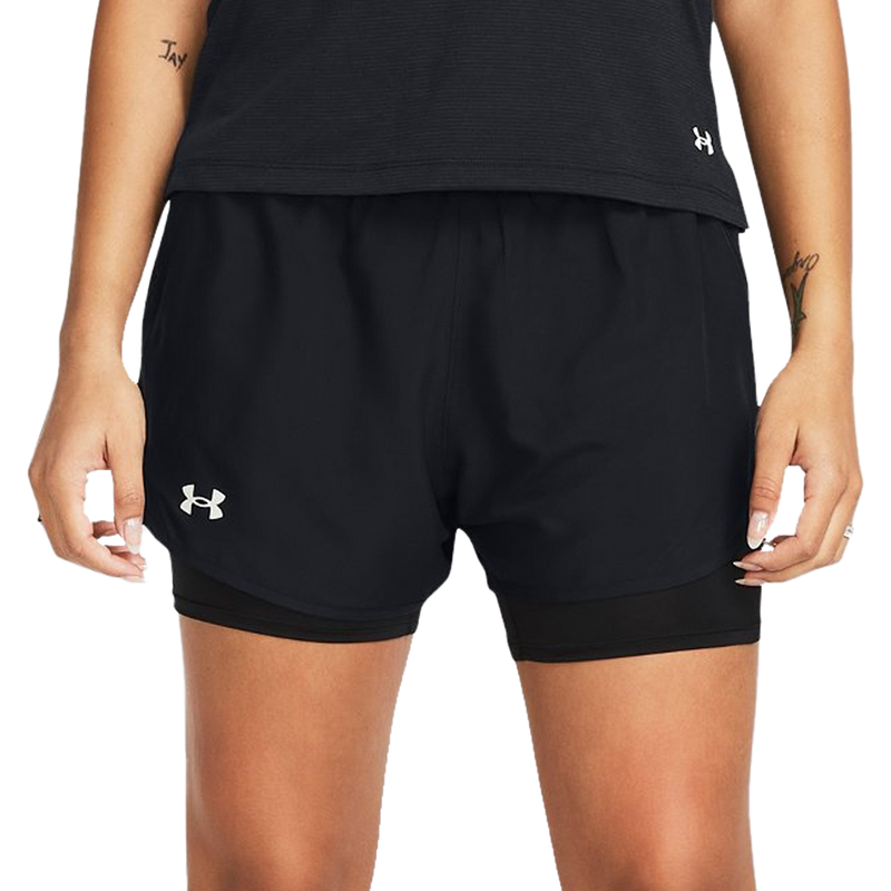 Women's Fly By 2-in-1 Shorts, Under Armour Women's Fly By 2-in-1 Shorts front