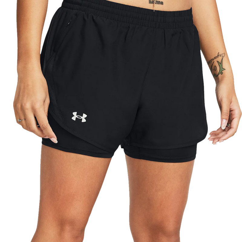 Women's Fly By 2-in-1 Shorts, Under Armour Women's Fly By 2-in-1 Shorts side