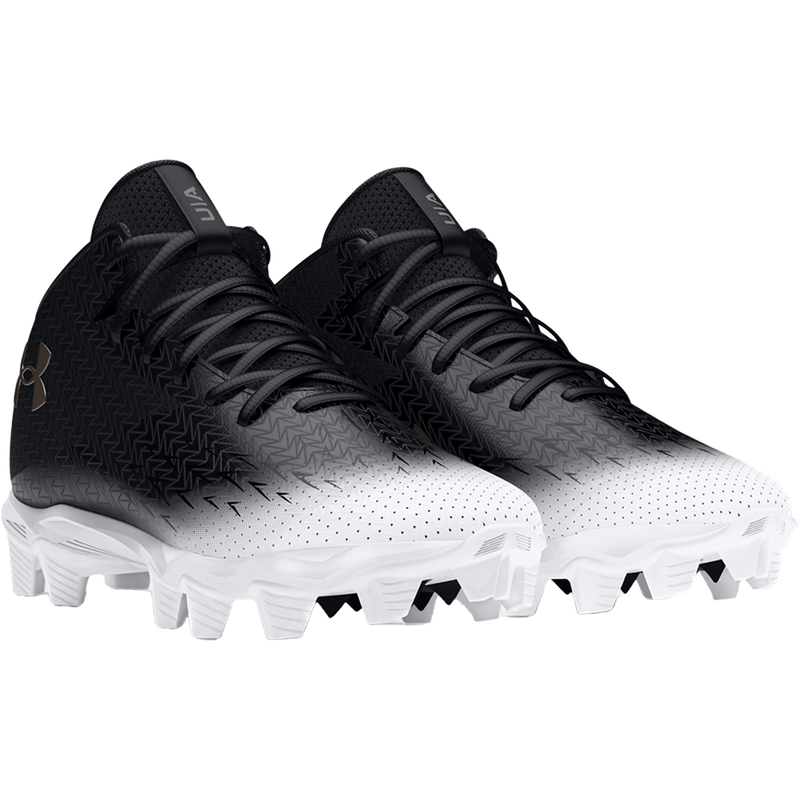 Men's Spotlight Franchise 4.0 RM Football Cleats, Under Armour Men's Spotlight Franchise RM 4.0 Football Cleats in black pair