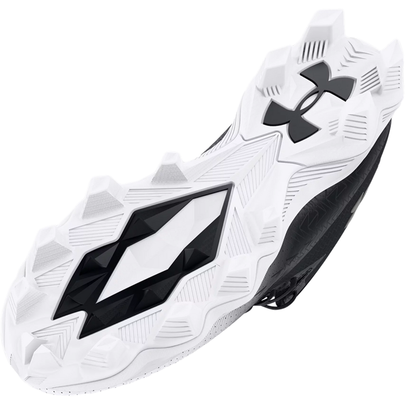 Men's Spotlight Franchise 4.0 RM Football Cleats, Under Armour Men's Spotlight Franchise RM 4.0 Football Cleats in black bottom cleats