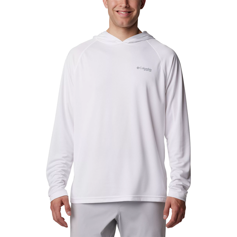 Men's PFG Solar Stream Hoody, Columbia Men's PFG Solar Stream Hoody in White