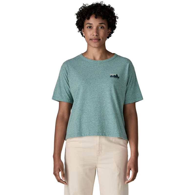 Women's '73 Skyline Easy-Cut Responsibili-Tee, Patagonia Women's '73 Skyline Easy-Cut Responsibili-Tee Front on Model