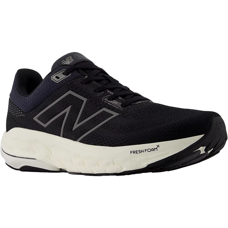 Men's Fresh Foam X 860 v14 Extra Wide, New Balance Men's Fresh Foam 860 v14 in Black/Sea Salt front right