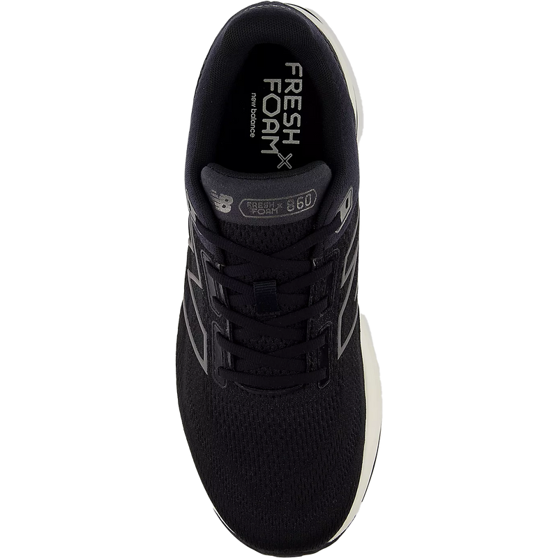 Men's Fresh Foam X 860 v14 Extra Wide, New Balance Men's Fresh Foam 860 v14 in Black/Sea Salt top