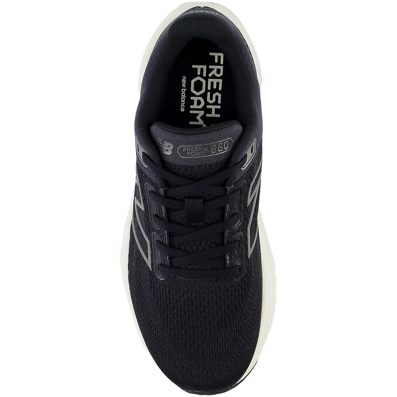 Women's Fresh Foam X 860 v14 Wide, New Balance Women's Fresh Foam 860 v14 in Black/Phantom top
