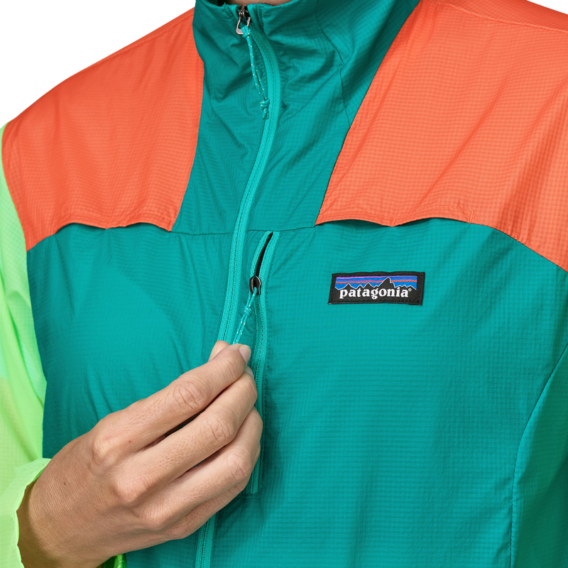 Women's Houdini Stash 1/2 Zip, Patagonia Women's Houdini Stash 1/2 Zip Pullover chest pocket