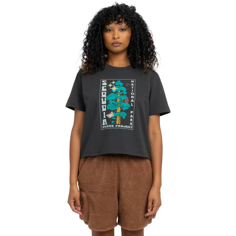 Women's Sequoia Spirit Boxy Tee, Parks Project Women's Sequoia Spirit Boxy Tee front