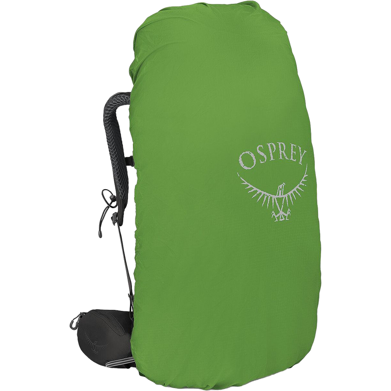 Kestrel 58, Osprey Kestrel 58 in black with rain cover