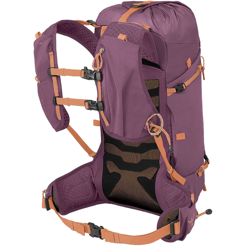 Women's Tempest Velocity 20, Osprey Tempest Velocity 20 in Pashmina/Melon harness