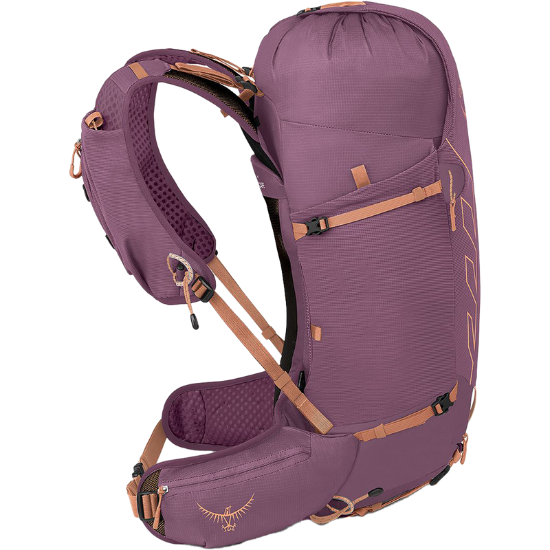 Women's Tempest Velocity 30, Osprey Women's Tempest Velocity 30 in Pashmina/Melon left