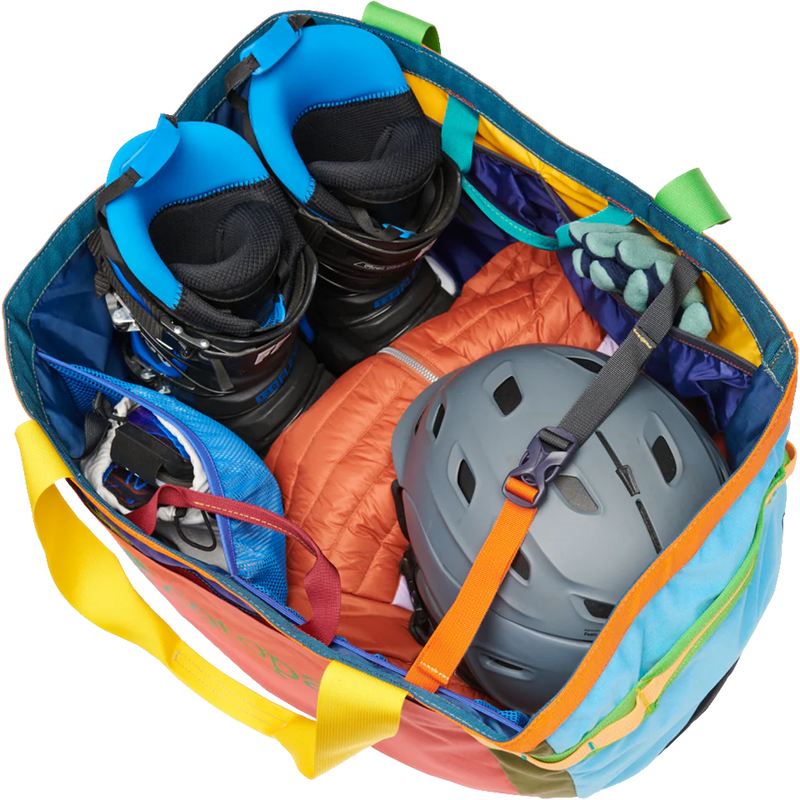 Allpa 60L Gear Hauler Tote, Cotopaxi Allpa 60L Gear Hauler Tote with ski boots