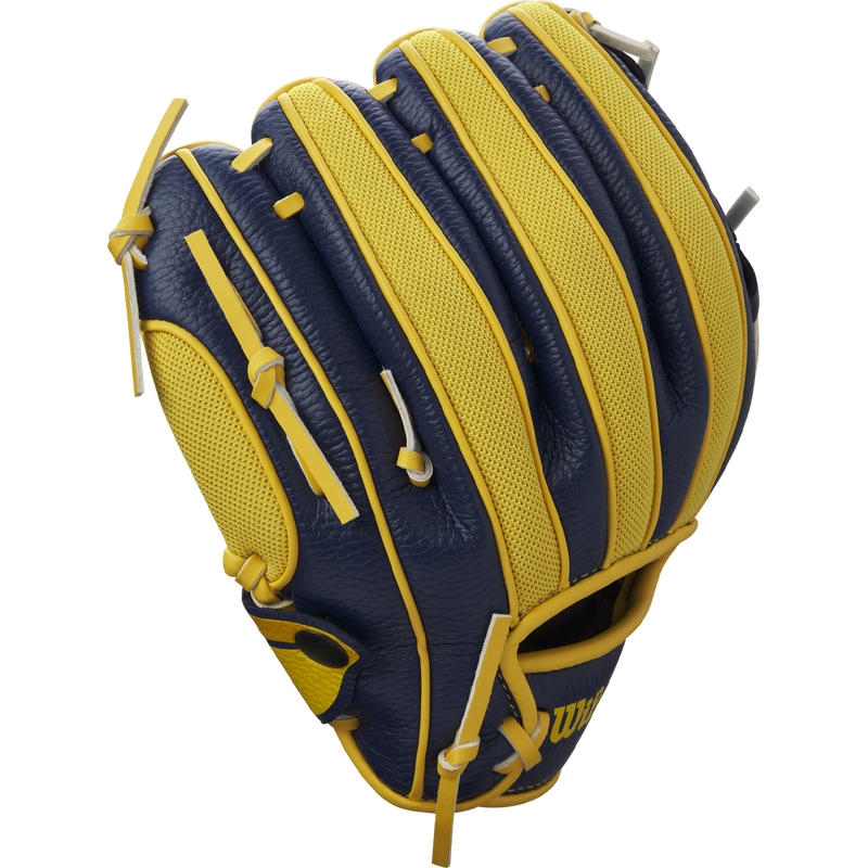 Youth A200 10" Savannah Bananas EZ Catch, Wilson Youth A200 10" Savannah Bananas EZ Catch fingers