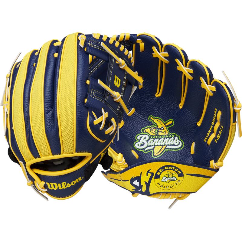 Youth A200 10" Savannah Bananas EZ Catch, Wilson Youth A200 10" Savannah Bananas EZ Catch front and back