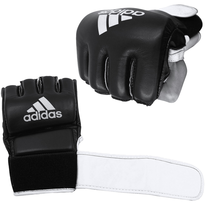 Grappling Glove, Adidas Grappling Glove fists with strap open