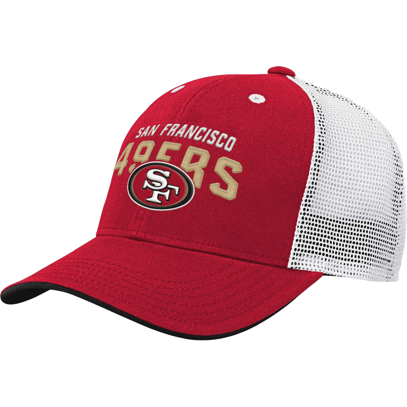 Youth 49ers Core Lockup Meshback Adjustable Hat, Featured Image