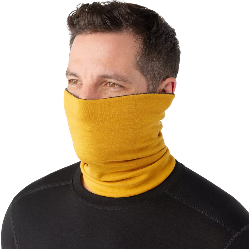Thermal Merino Reversible Neck Gaiter, Smartwool Thermal Merino Reversible Neck Gaiter over face