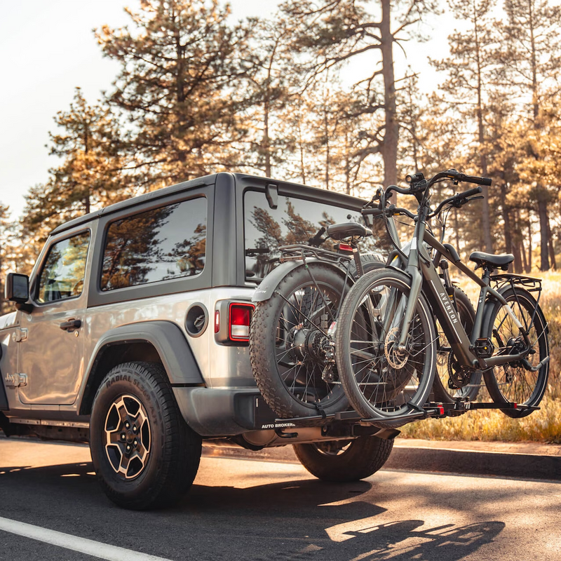 Aventon Hitch Rack - Foldable, Aventon Aventon Hitch Rack - Foldable on car