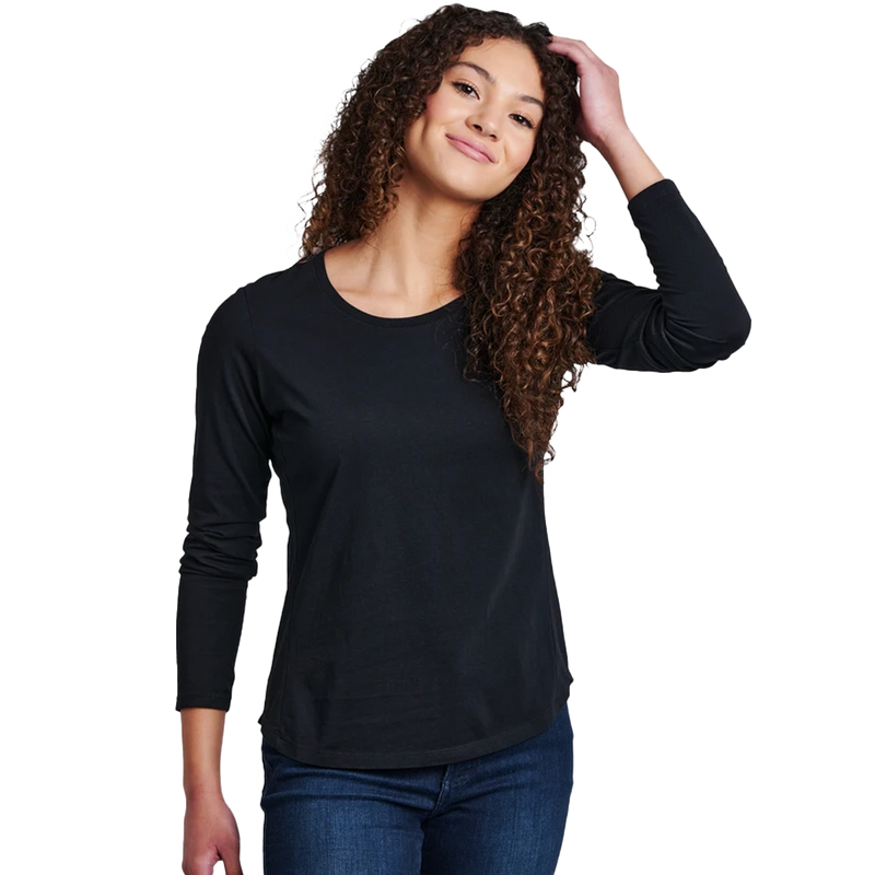Women's Arabella Scoop Long Sleeve, Kuhl Women's Arabella Scoop Long Sleeve in Black