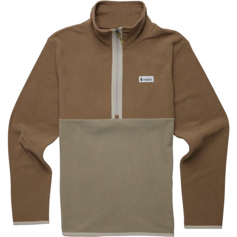Men's Amado Fleece Pullover, Cotopaxi Men's Amado Fleece Pullover in DNSTN-Dune and Stone front