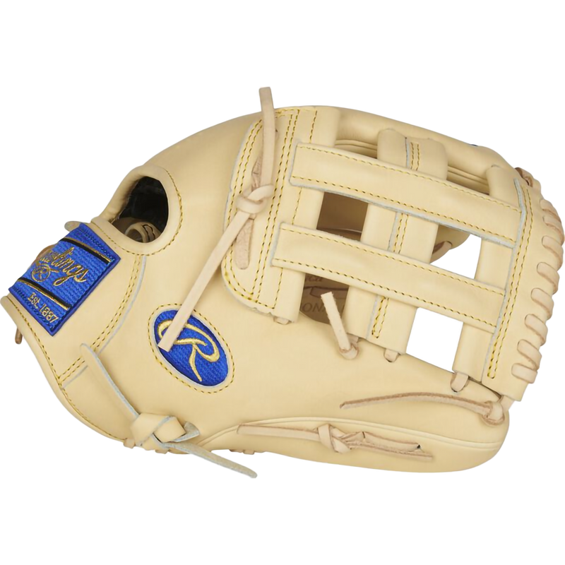 Heart of the Hide R2G Infield/Outfield - 12.25" Pro H-Web, Rawlings HoH R2G infield/outfield - 12.25" Pro H-Web in Camel thumb profile