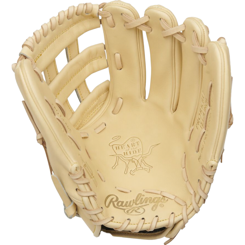 Heart of the Hide R2G Infield/Outfield - 12.25" Pro H-Web, Rawlings HoH R2G infield/outfield - 12.25" Pro H-Web in Camel palm