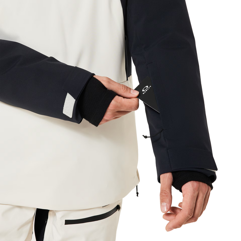 Oakley Men's TNP TBT Insulated Anorak in Mist card pocket detail