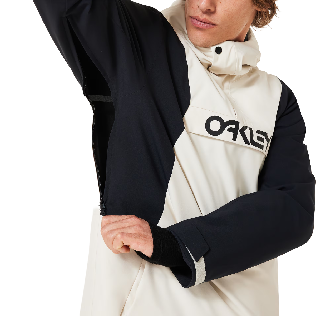 Oakley Men's TNP TBT Insulated Anorak in Mist vent detail