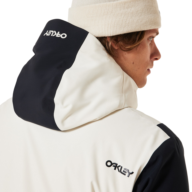 Oakley Men's TNP TBT Insulated Anorak in Mist hood detail