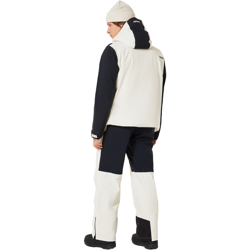 Oakley Men's TNP TBT Insulated Anorak in Mist full body back view on model
