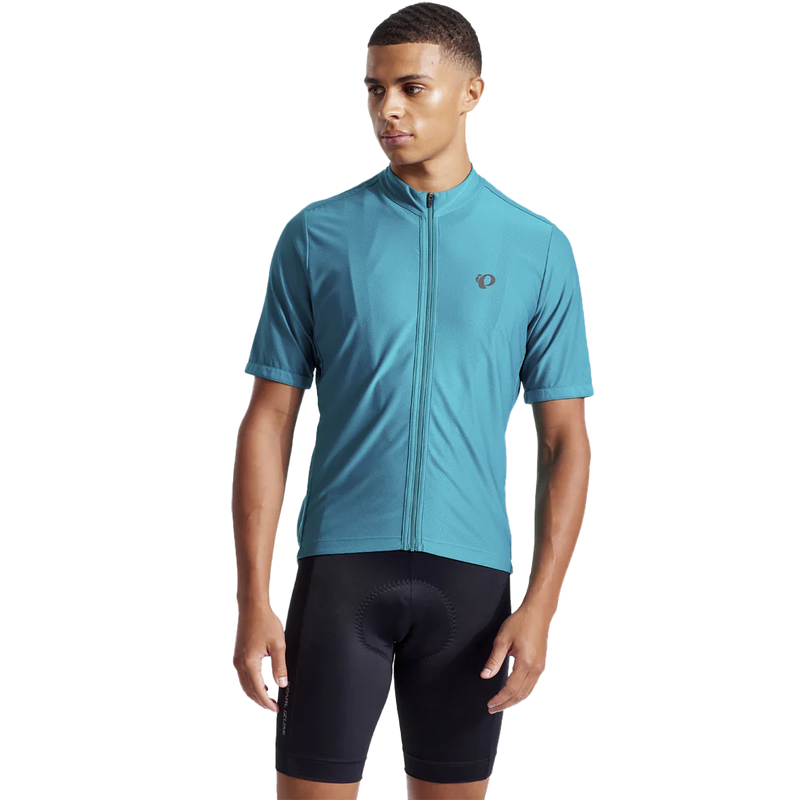 Men's Tour Jersey, Pearl Izumi Men's Tour Jersey in teal front