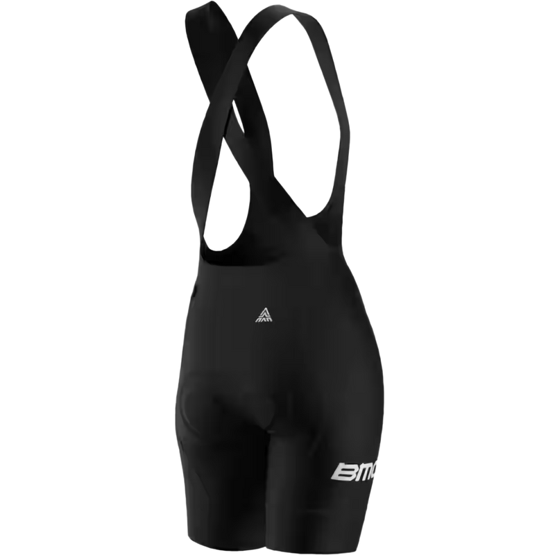 Women's Liana Bib Short, Adicta Lab Women's Liana Bib Short in Red Bull Black back