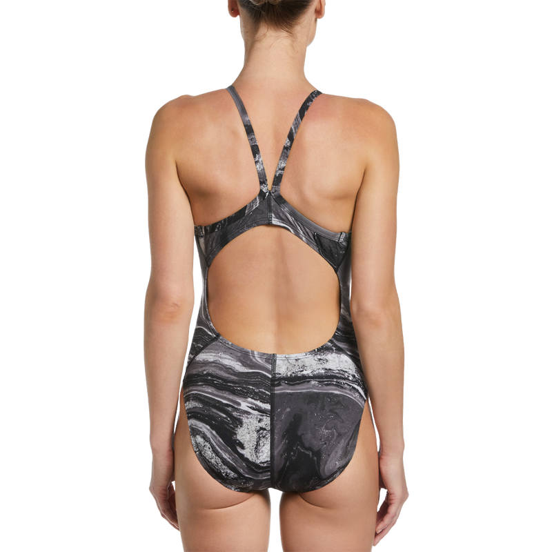 Youth Crystal Wave Racerback One Piece, Youth Crystal Wave Racerback One Piece back