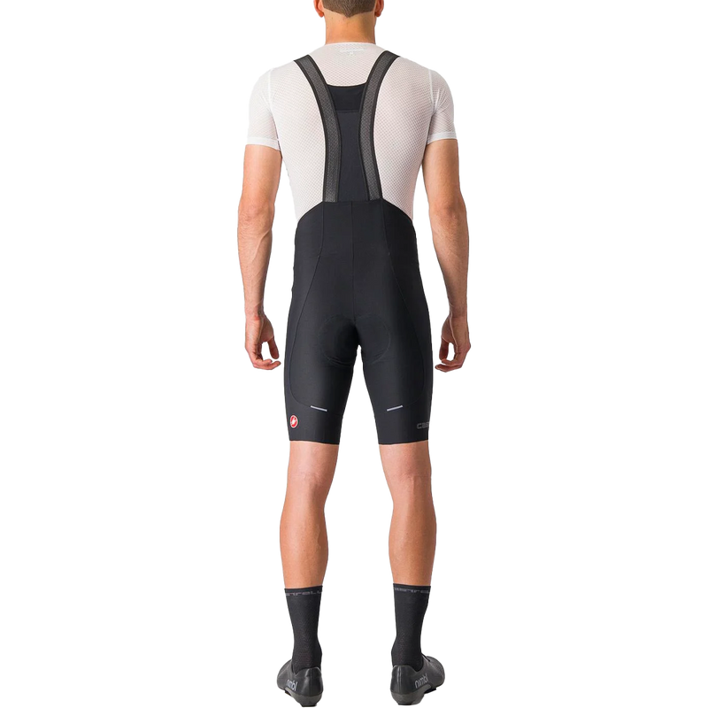 Men's Espresso Bibshort, Castelli Men's Espresso Bibshort in Black back