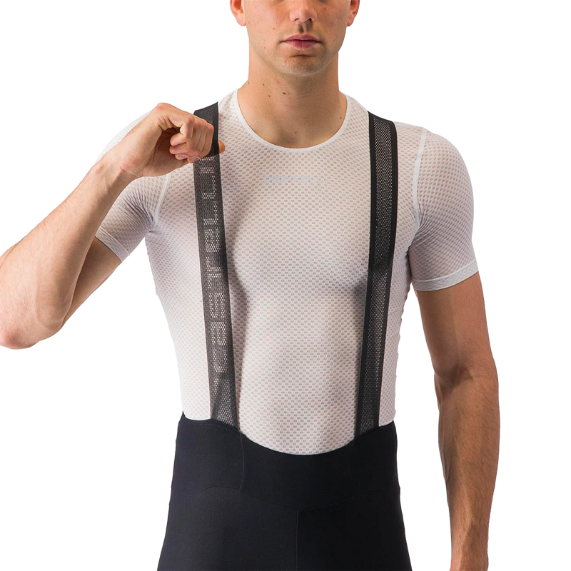 Men's Espresso Bibshort, Castelli Men's Espresso Bibshort in Black strap