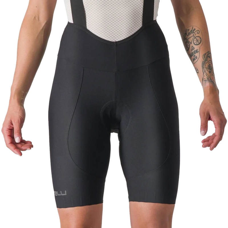 Women's Espresso DT Bibshort, Castelli Women's Espresso DT Bibshort front shorts