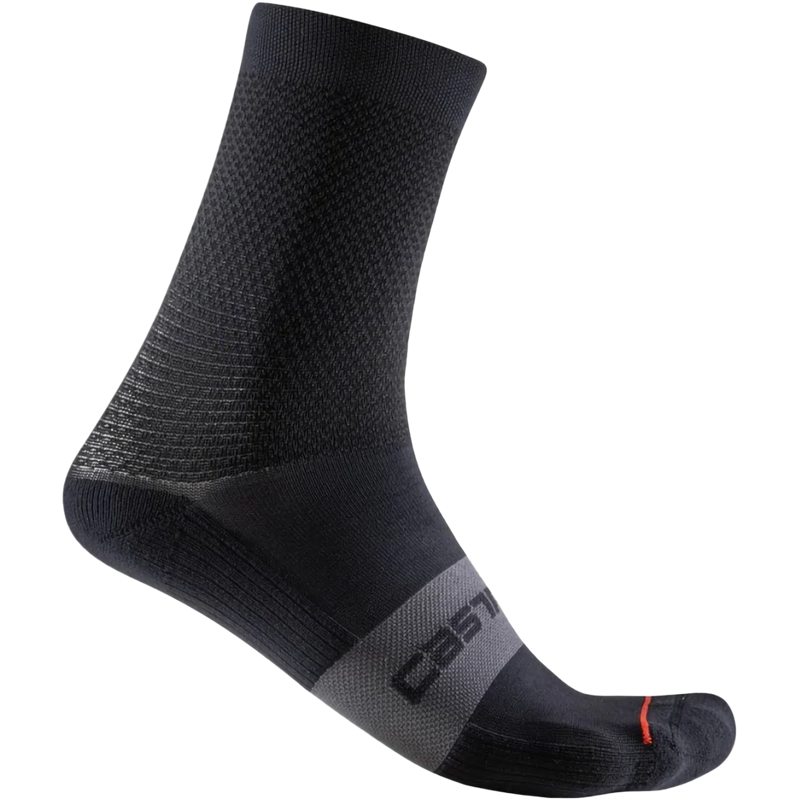 Castelli Women's Espresso 12 Sock in Black