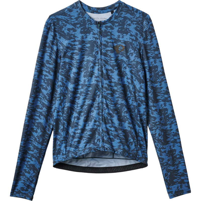 Men's Attack Long Sleeve Jersey, Pearl Izumi Men's Attack Long Sleeve Jersey in Dark Slate Waverock