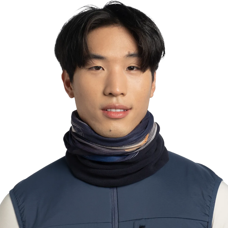 Polar Multifunctional Neckwear, Buff Polar Multifunctional Neckwear around neck