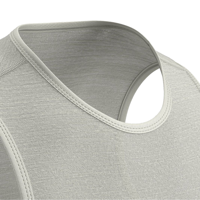 Merino Baselayer Sleeveless, Adicta Lab Merino Baselayer Sleeveless collar