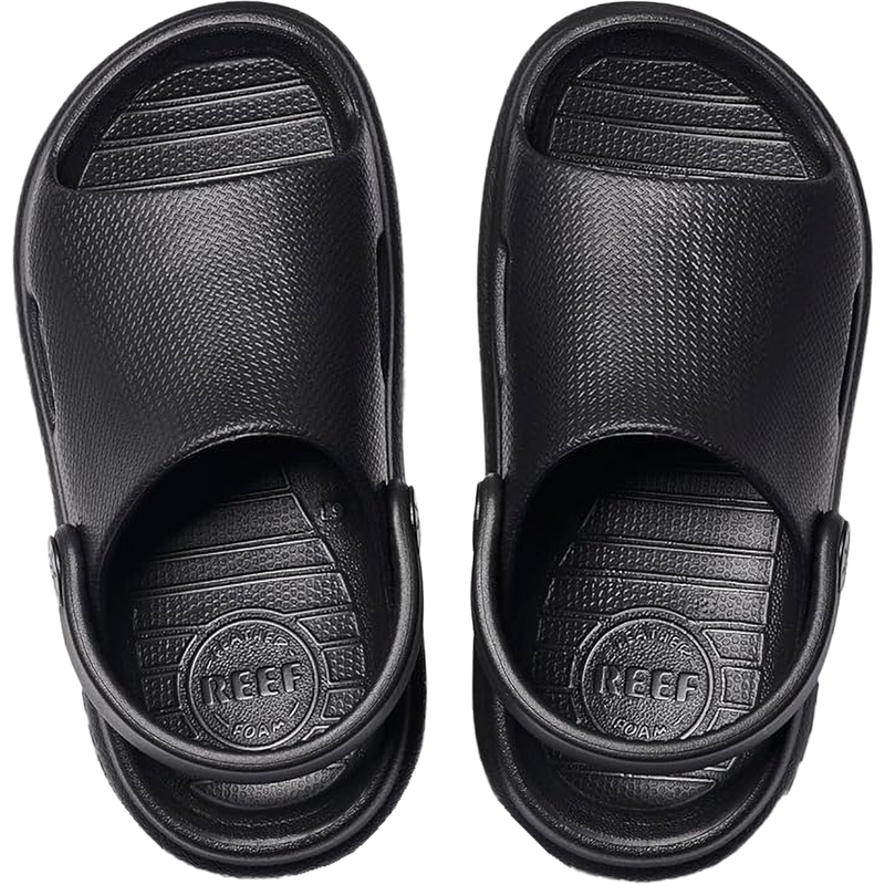 Youth Little Rio Slide, Reef Youth Little Rio Slide in Black pair top
