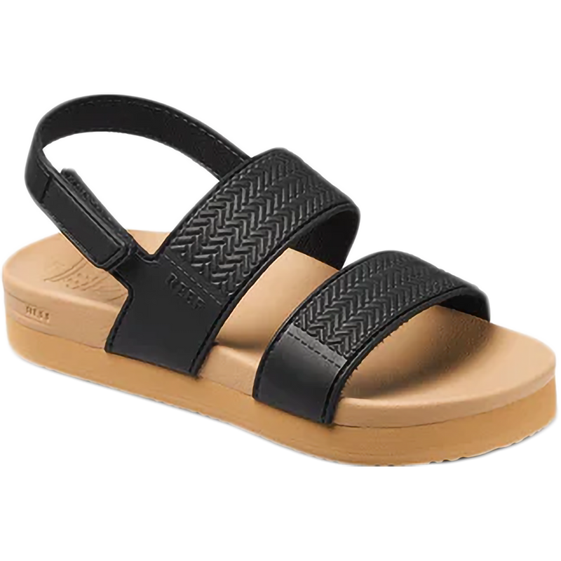 Youth Kids Water Vista, Reef Youth Little Water Vista in Black/Tan front right